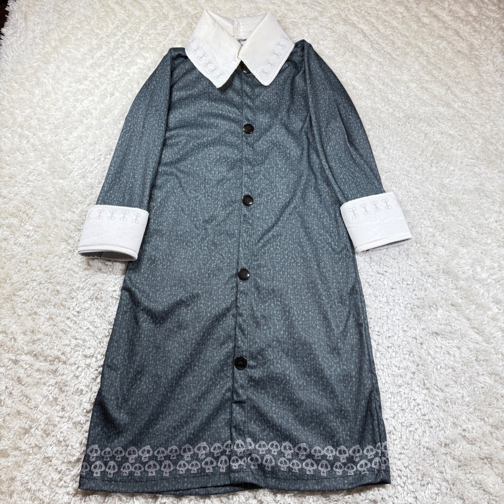 Addams Family Wednesday Costume Dress Girl's Halloween Outfit Cosplay Spooky